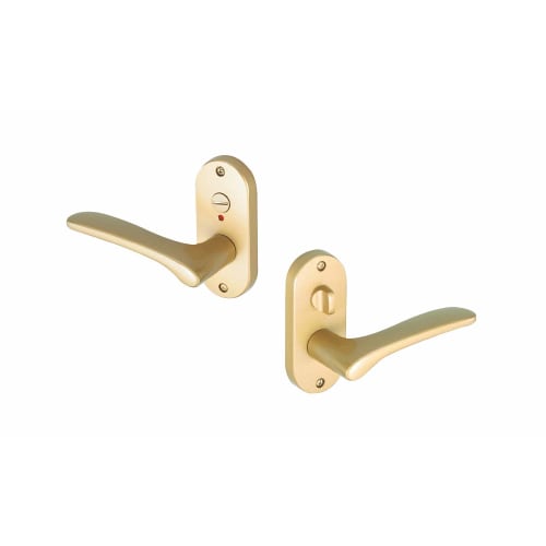 Kawaguchi Giken JL Lever, Oval Seat, Display Lock, BS50, JL-20-4K-TSG, Satin Gold