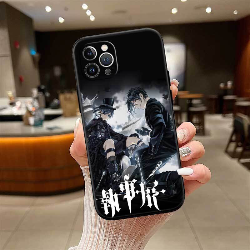 Black Butler Phone Case for Samsung S20 S21 S21S S22 S23 S24 FE Ultra Plus Lite F06 F16 M06 M16 M56 A07 A17 A36 A37 A55 A57