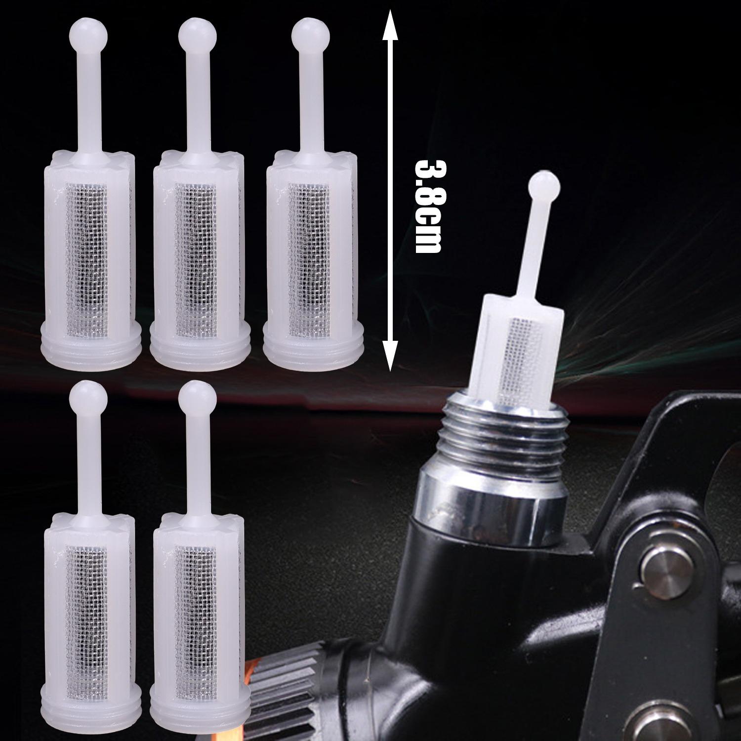 

10/20/50 шт. Универсальный гравитационный фильтр для краски для краскопультов Белый одноразовый фильтр Мелкая сетка Фильтр для краски для автомобиля 5pcs белый