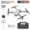 NUOVO Drone E88 Controllato da Schermo Telecomando con Display Quadricottero Flusso Ottico Doppia Fotocamera Aereo per Fotografia Aerea
