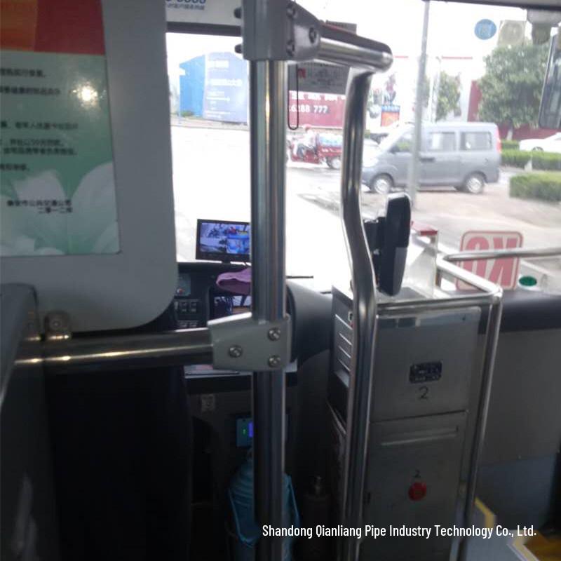 Bus Handrail Tube Connectors - Three-Way Accessories for Handle Bars