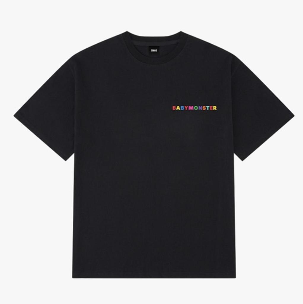 [HOTSAUCE] BABYMONSTER GRAPHIC T-SHIRT (White / Black)