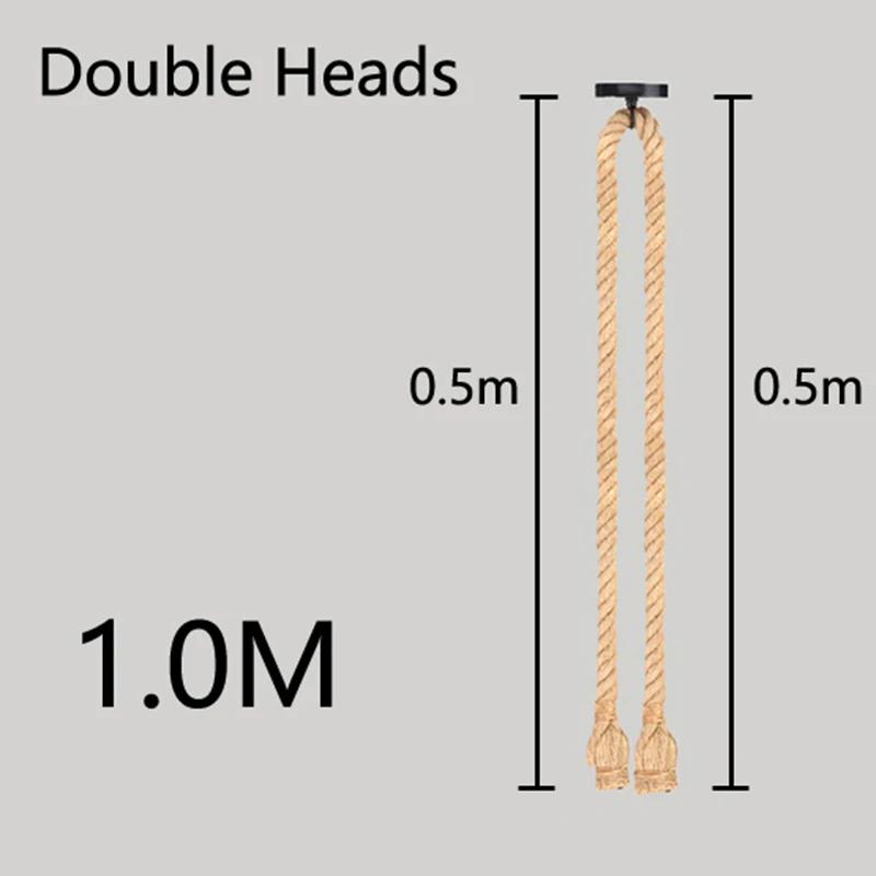 

Винтажный подвесной светильник из пеньковой веревки LED E27 Base Loft Creative Personality Industrial Chandelier для ресторана, кофейни, освещения