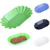 Plastic Coffee Bean Tray 22.3x13x3.5cm Oval Sample Display Tray Space Saving Practical Snack Serving Tray Select Coffee Set