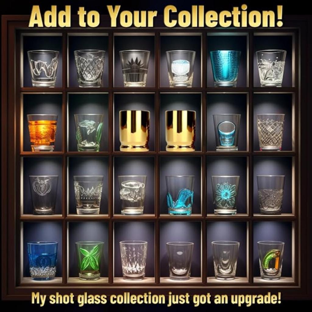 The ORIGINAL 50 CAL SHOT GLASSES Like Real 50 Caliber Bullet Casings, Shot Glasses Hold 2 Ounces - Set of 2 - ORIGINAL 50 CAL SHOT GLASSES