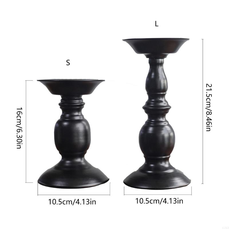 62KD Desktops Candlesticks Pillar Holder Wedding Stand Home Decors