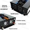 SOECOPO 20000W Portable Off Grid Solar System Kit 2*300W Panel 12V 24V To 220V/110V Inverter Socket 100A Controller for Camping