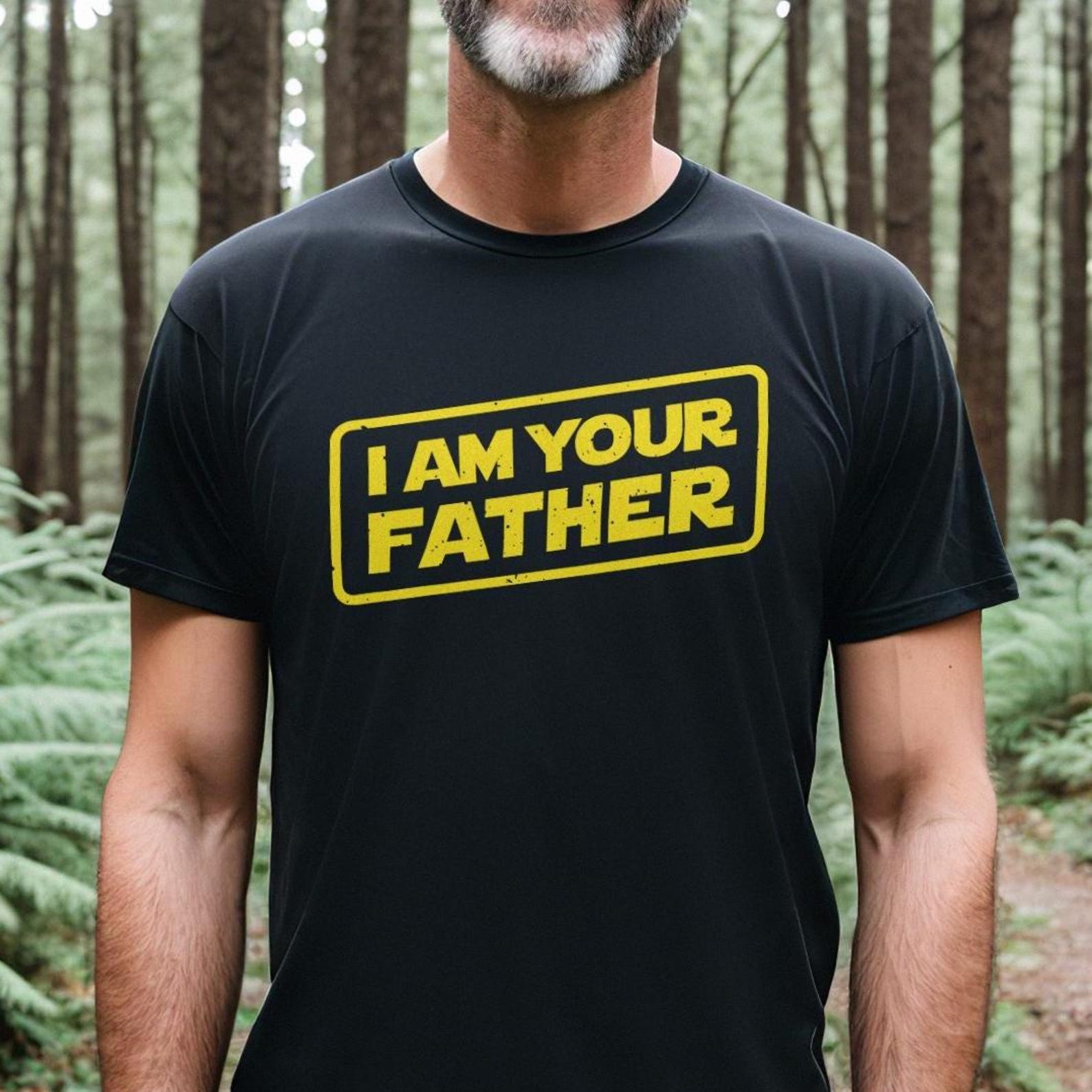 I Am Your Father T-Shirt, Funny Dad Shirt, Galaxy Inspired Graphic Tee, Space Wars Style Top, Gift for Dad 2XL