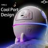 Astronaut Air Humidifier With 220ml Water Tank Ultrasonic Aroma Essential Oil Diffuser Usb Mists Sprayer With Led Light
