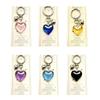Cute Heart Keychain,Bag Charms Car Key Rings Aesthetic Keychain Accessories for Backpacks,Wallets Decor