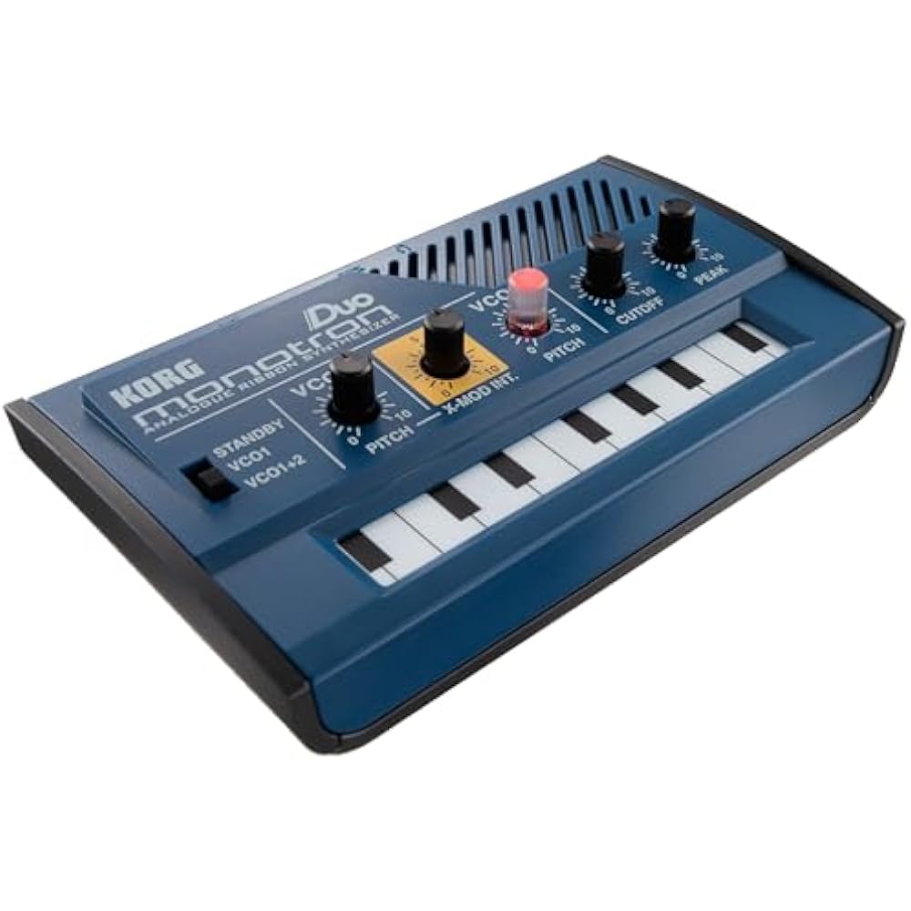 KORG (KORG) Analog Synthesizer, Monotron Duo, Monotron Duo, Palm Size/simple Layout, Perfect for ...