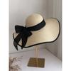 Big brim straw hat women summer sun protection big brim hat seaside bow beach hat sun hat sun hat