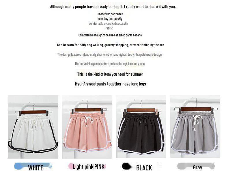 Plus Size Women’s Quick Dry Summer Running Shorts - High Waist, Loose, Trendy Wide-Leg for Yoga and Casual Wear