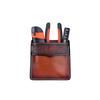TOURBON Chest Pocket Pen Genuine Small Item Tool Pocket Protector Case, Leather, Organizer, Pocket,