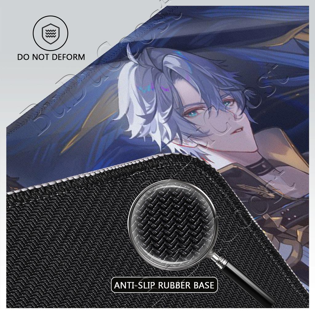PC Gaming Mousepad HSR Phainon Honkai Star Rail HD Printing Computer Mouse Pad Office Accessorie Larger Keyboard Rubber Desk Mat