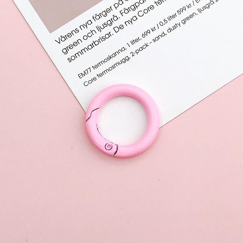 Anelli a Molla Colore Caramella – 25mm Accessori per Gioielli e Portachiavi