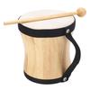 Wood+Sheepskin Hand Drum Kit Wood Color Handpan Drums Set  For Drum Lovers