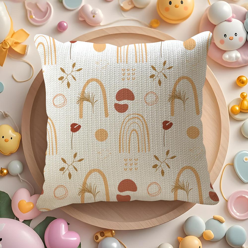 Abstract Boho Pattern Pillow Case Pattern Printed Pillowcase For Living Room Sofa Cushion Cover Bedroom Decor