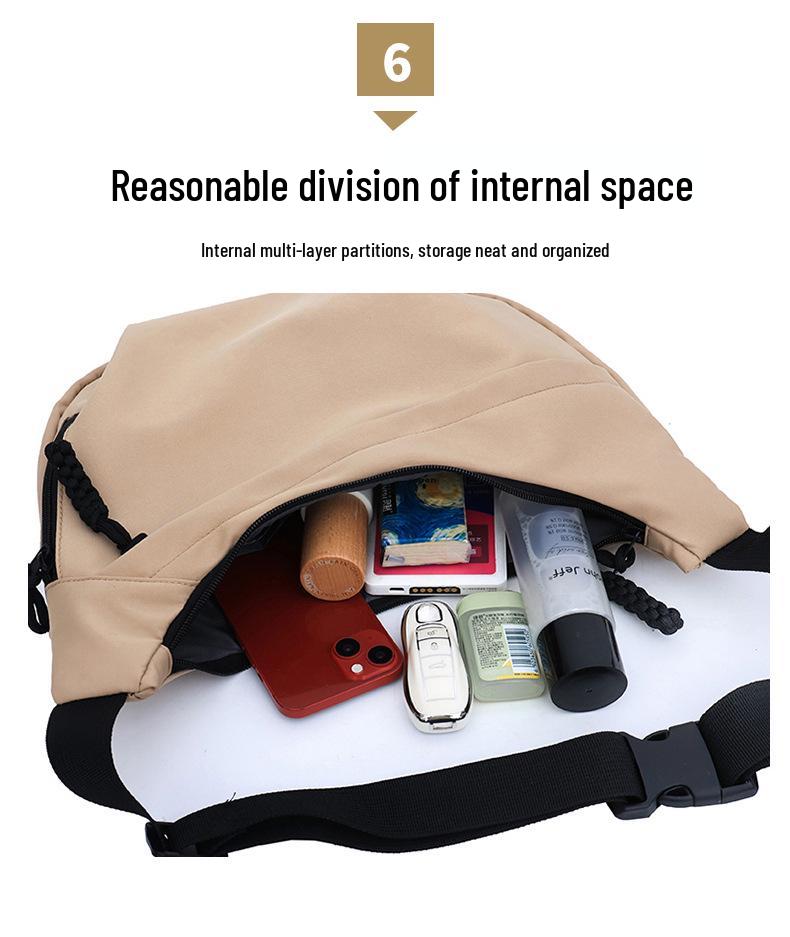 Trendy Large Capacity Ladies Casual Dumpling Crossbody Shoulder Bag for Work and Commute