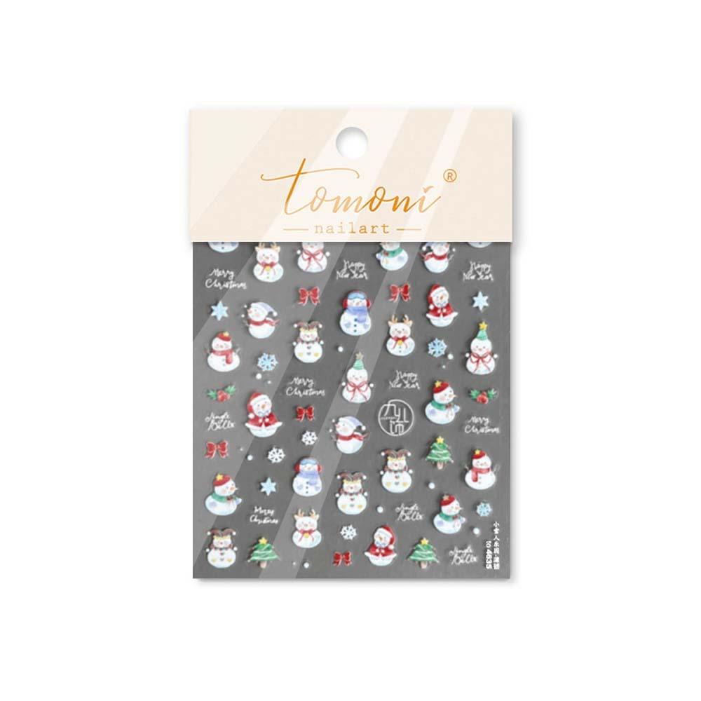 

Shell Light Christmas Nail Decal Nail Accessories Xmas Nail Decoration Nail Salon StyleS-Flat