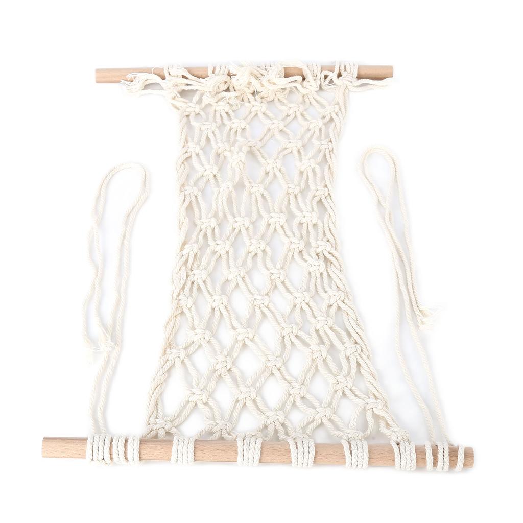 Prosty wiszący koszyk na owoce Hamak na owoce Uchwyt Siatka Haczyk z bawełnianej liny do kuchni Wystrój domu