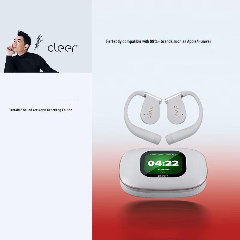 Cleer ARC 5 Open-Ear AI Translator Noise Cancelling Earbuds