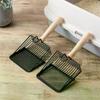 1pcs Large Stainl Steel Metal Sand Ovel Poop Scooper Fine Hole Tofu Sand Litter Ovel Dirt Scoop Pet Supplies