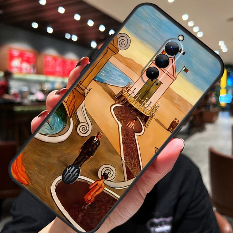 Rene Magritte Art Case For ZTE Nubia Red Magic 10 Air 7 6S 7S Pro Red Magic 11 10 9 8 8S 9S 10S Pro Plus Cover