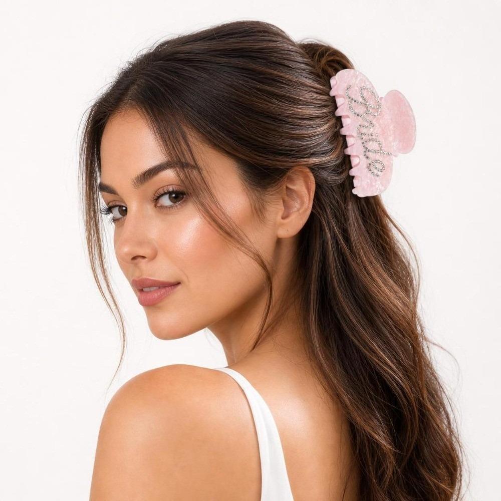 Bridal Shower Decoration Bride Letter Hair Claws Hair Claw Clips Party Supplies