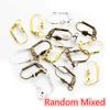 30-50pcs Fashion Bronze Rhodium Gold Silver Plated French Earring Hooks Wire Settings DIY Jewelry Making Findings Accessories