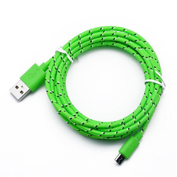 Micro USB Cable Fast Charging Data Sync USB Charger Cable For Samsung Huawei Xiaomi Android Phone Nylon Braided Microusb Cables