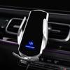 Suporte automotivo premium para celular, carregador sem fio, abertura por indução, fechamento de navegação, estrutura de fixação, suporte automático