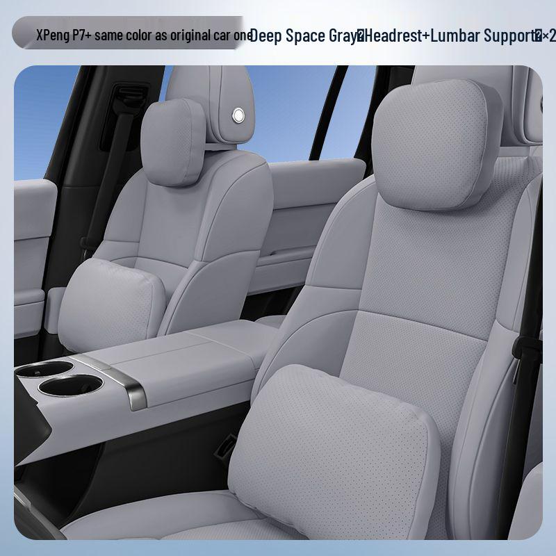 Xpeng P7+ Kopfstützen- & Lendenwirbel-Nackenkissen - Wesentliches Autoinnenzubehör