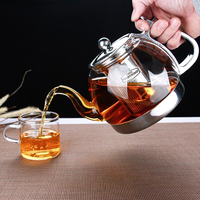 2026 Induction Cooker Glass Teapot: Heat-Resistant, Thickened Kettle for Boiling and Brewing on Ceramic Cooktops