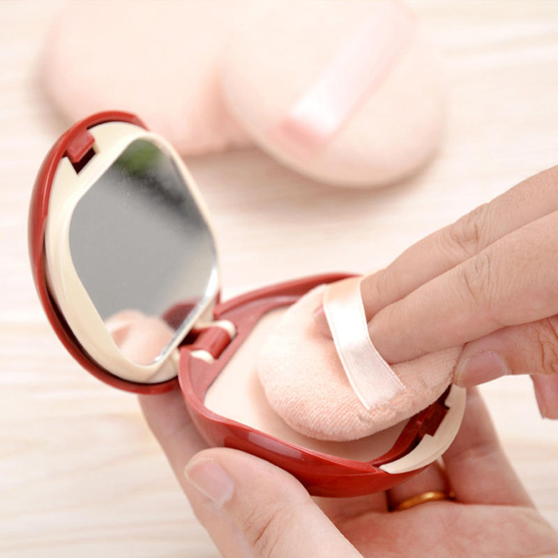 5Pcs Round Facial Powder Foundation Puff ,Portable Soft Cosmetic Puff For Makeup Application, Beauty Tool Essential Make Up