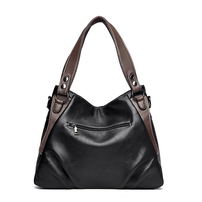 Large Capaci Pu Leather Tote Bag Women's Handbag 2026 New Faionable Crossbody Bag Casual Shoulder Bag