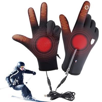 Waterproof Rechargeable Gloves Reusable Touchscreen Gloves New USB Heated Gloves  for Winter
