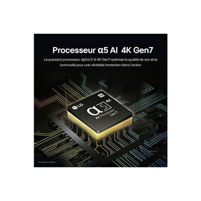 TV LED LG 65UT81 - 164 cm - 4K UHD - Smart TV - Noir et Bleu