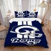 3 szt. Zestaw pościeli z logo kasku Los Angeles Rams dla drużyny futbolowej - Trzyczęściowy garnitur dekoracyjny do domu do sypialni, pokoju gościnnego, salonu, hotelu - Per