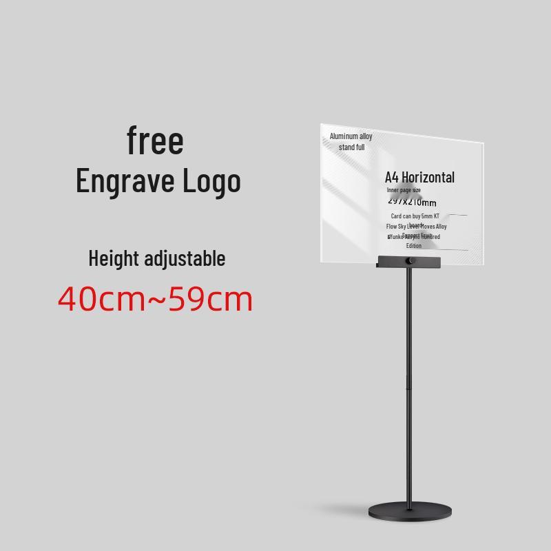Aluminum Poster Stand for Store Promotions - Manager's Pick for New Arrivals