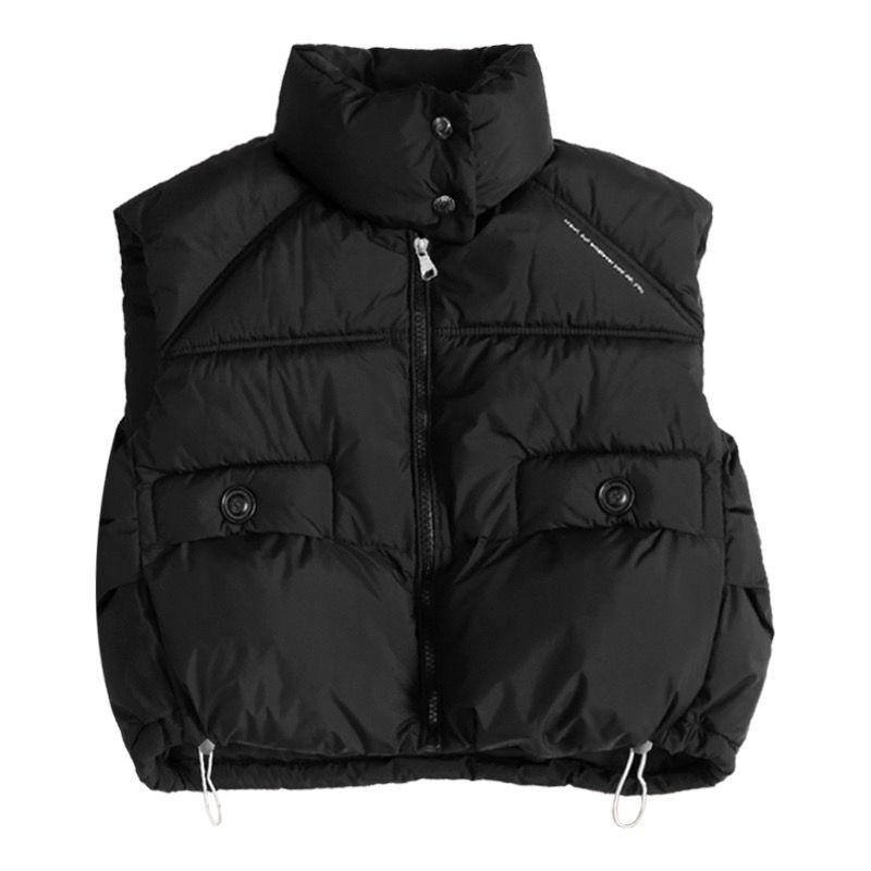 Autumn/Winter Korean Style Kids' Stand Collar Vest - Trendy, Customizable Outerwear for Boys and Girls