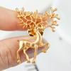 Deer Animal Zinc Zinc Alloy Gift Lapel Pin Fashion Jewelry Metal Brooch Garment Accessories