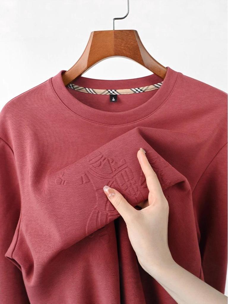 Sweatshirt épais à col rond pour homme Paisenlong 2025: Tendance Européenne & Américaine Automne/Hiver pour l'Âge Moyen à Avancé