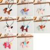 1Pc Horse Pendant Minimalist Bag Pendant Creativity Wing Decoration Cartoon Color Blocking Leather Pendant Car Keychain