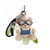 Bear Playful Plush Keychain With Multiple Color Choices For Adorable Accessory Bag