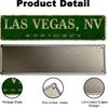 LINStore Las Vegas, NV City Sign Rustic Vintage Metal Art Wall Decor Office/Home/Classroom 4” X 16”