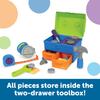 Learning Resources All-in-One Toolbox, 18 Pieces, Play House Toy, LER9754, Authentic