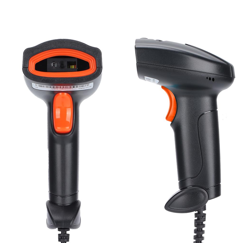 Bar Scanner Handheld 360 Rding Dustproof Waterproof QR USB Rder