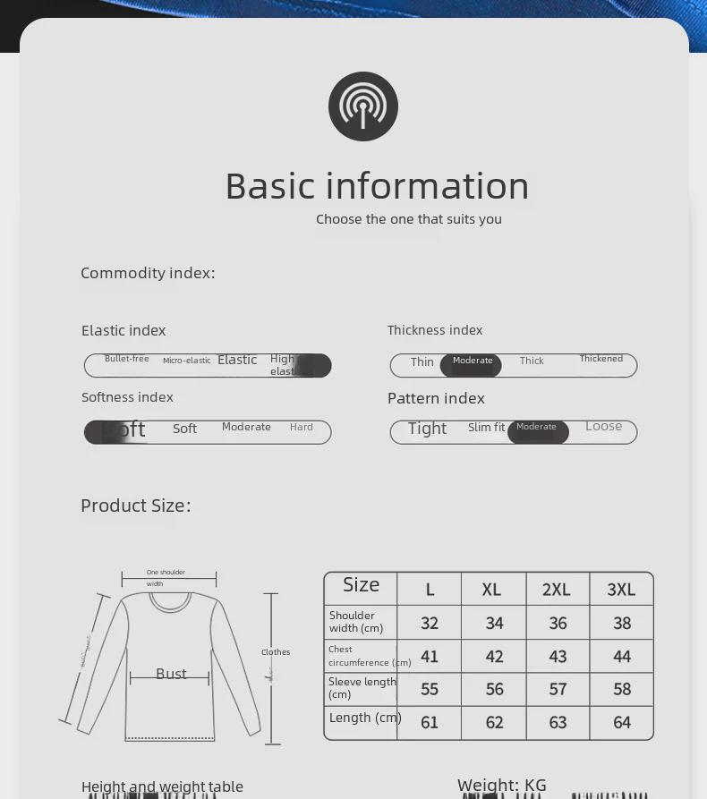 Men's Breathable Cotton Long-Sleeve Undershirt - Comfortable Round Neck, Thin Fit for Fall