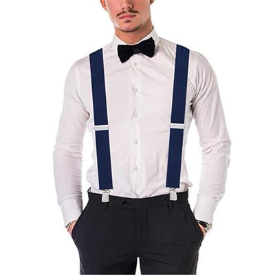 Suspenders For Men, X-Back Wide Adjustable Mens Suspenders With Heavy Duty Clip For Work